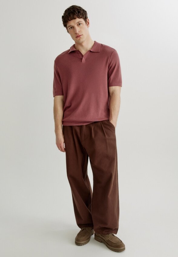 Вязаное поло REGULAR FIT