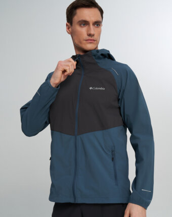 Ветровка мужская Columbia Columbia Tech II Wind Full Zip, Синий женщинам