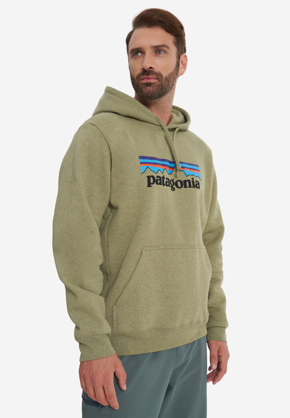 Худи мужское Patagonia Logo Uprisal, Зеленый