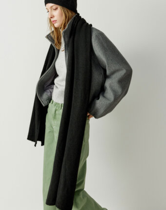 Базовый шарф с содержанием шерсти женщинам