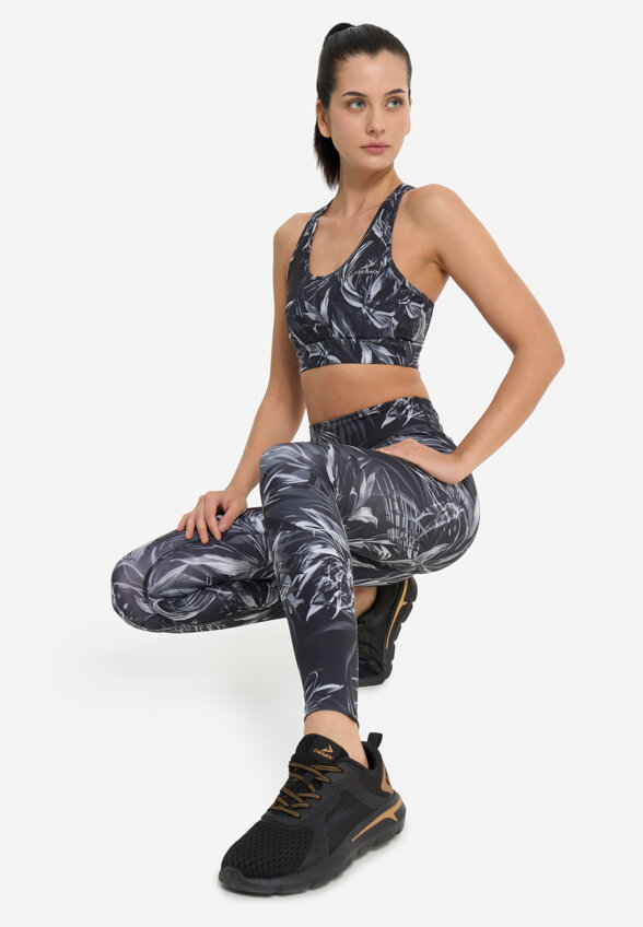 Топ бра спортивный Demix ActiveMove Gym Gfx, Черный