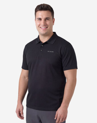 Поло мужское Columbia Utilizer Polo, Plus Size, Черный женщинам