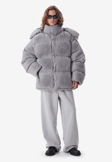 Пуховик Destressed Grey FABLE