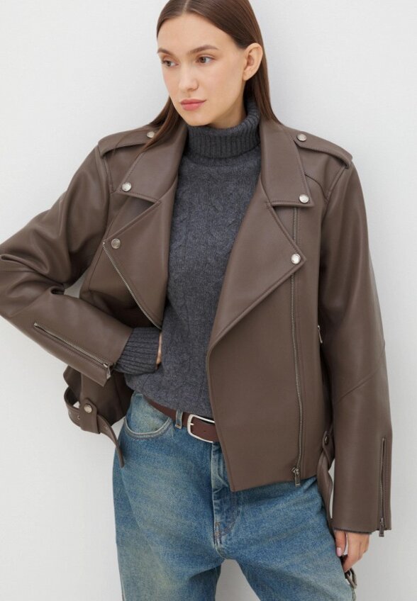 Куртка кожаная Maison David