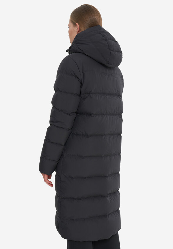 Пальто пуховое женское Jack Wolfskin Frozen Palace, Серый