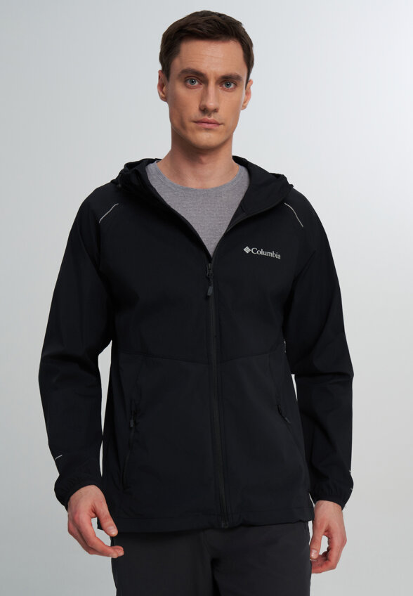Ветровка мужская Columbia Columbia Tech II Wind Full Zip, Черный