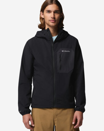 Ветровка мужская Columbia Tall Heights III Hooded Softshell, Черный женщинам