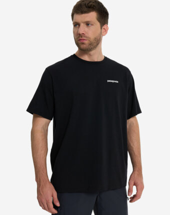 Футболка мужская Patagonia Logo, Черный женщинам