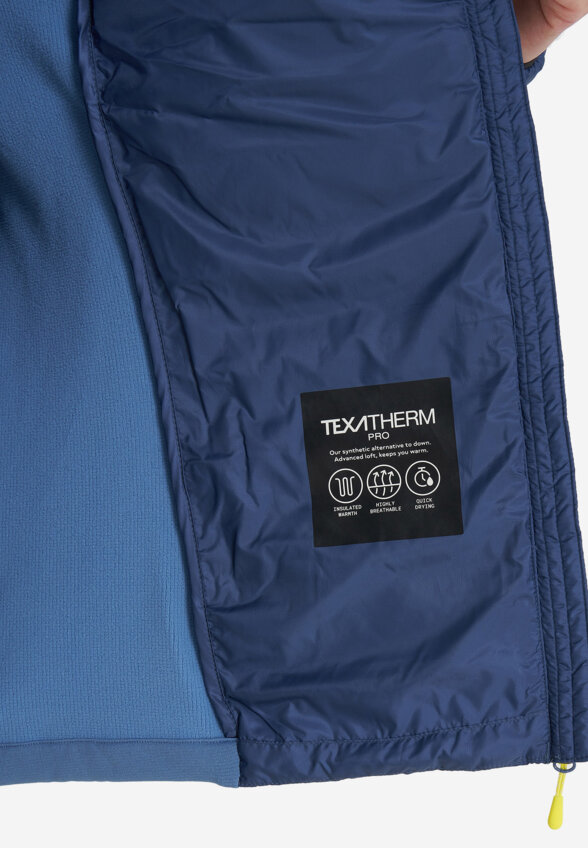 Ультралегкий пуховик мужской Jack Wolfskin Routeburn Pro, Синий