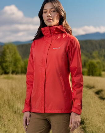 Ветровка женская Columbia Arcadia II Jacket, Красный женщинам