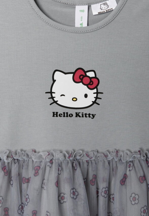 Платье Hello Kitty с юбкой из сетки для девочек