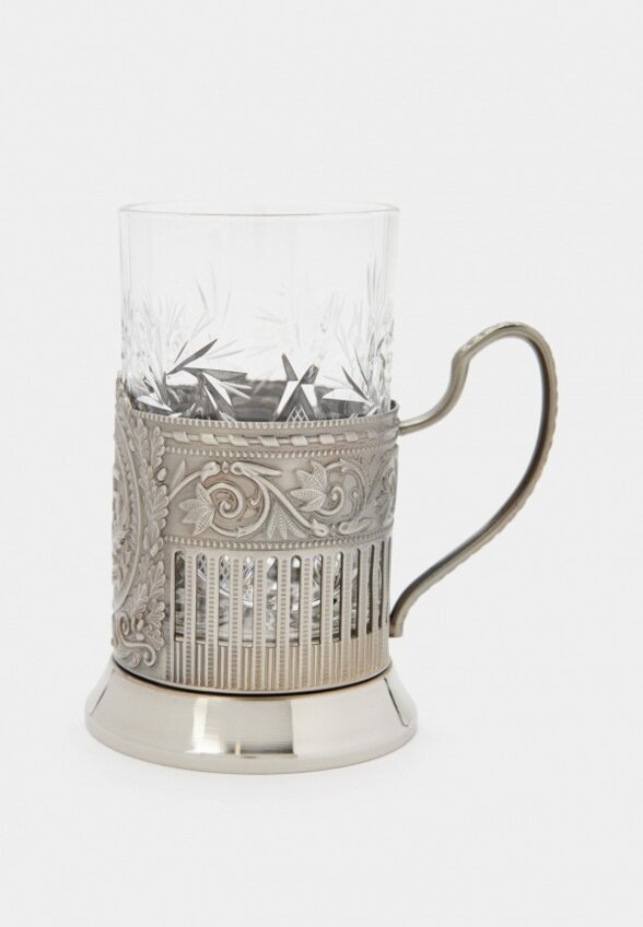 Стакан с подставкой Кольчугинский мельхиор