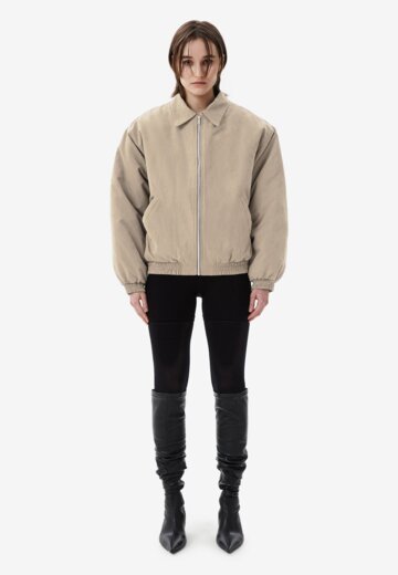 Бомбер утепленный Uniform Beige FABLE
