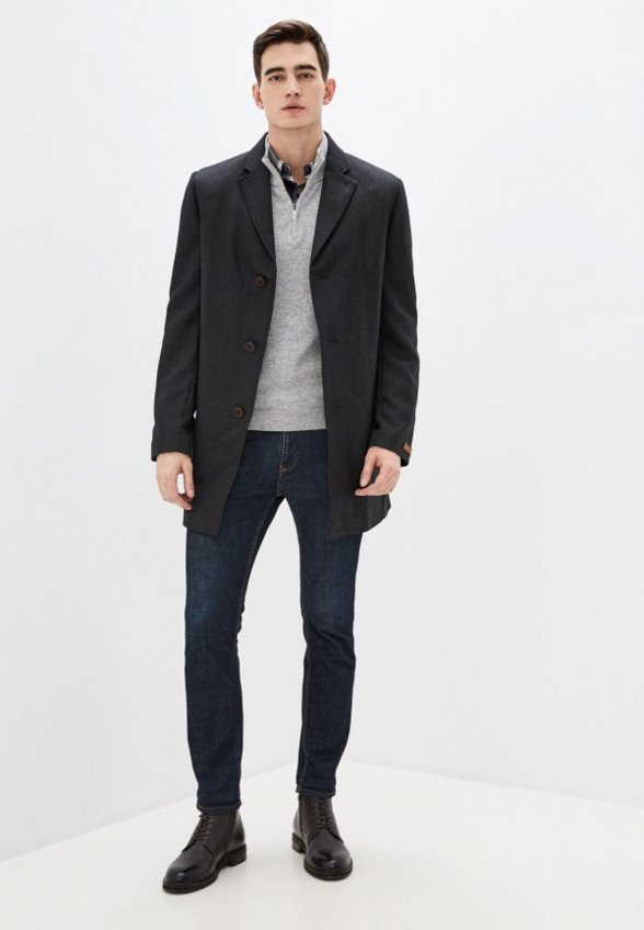 Пальто однобортное Bazioni