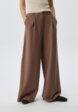 Брюки wide leg из костюмной ткани3  - превью