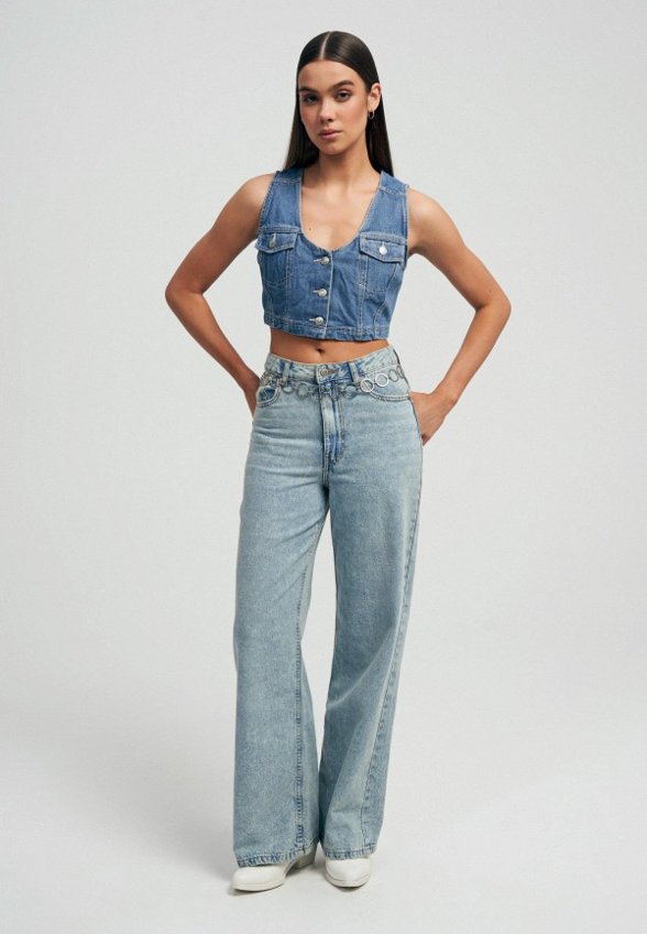 Жилет джинсовый Твое