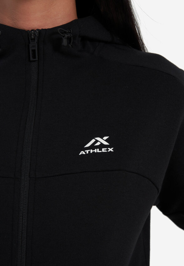 Толстовка женская Athlex Tech fleece, Черный
