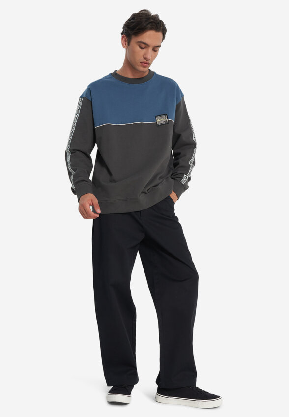 Свитшот мужской Quiksilver Global Heat, Серый