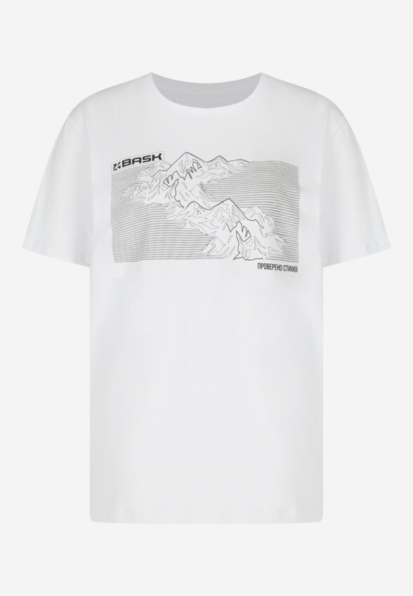 Футболка женская Bask Topography Lt V2, Белый