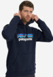 Худи мужское Patagonia Logo Uprisal, Синий1  - превью