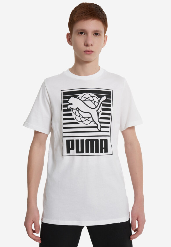Футболка для мальчиков PUMA Graphics, Белый