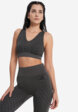 Топ бра спортивный Demix HighFlow Seamless Longline, Серый2  - превью