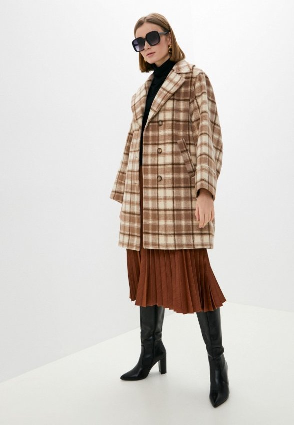 Пальто однобортное Idekka