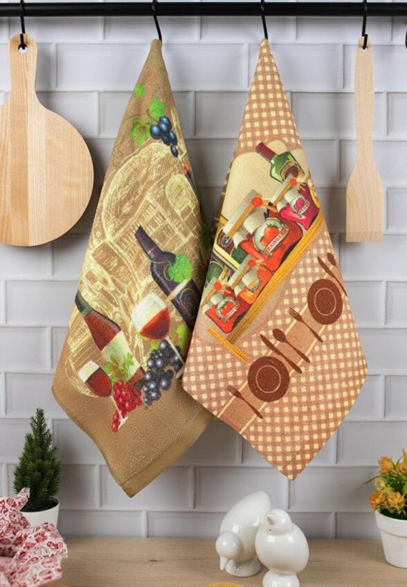 Набор полотенец кухонных Wellness