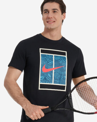Футболка мужская Nike Court, Черный женщинам