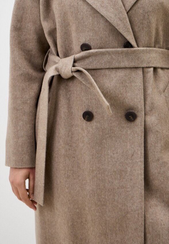 Пальто двубортное Pompa