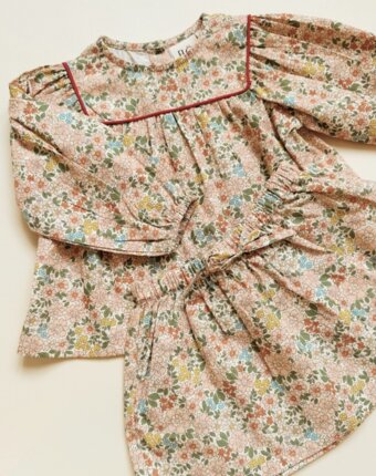 Юбка Flöss "Emma Spring Flower", весенние цветы, 6 лет детям