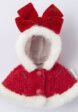 Медведь Lina TeddyTales, XS ,в плаще с бантоом, молочный, брелок, 15 см3  - превью