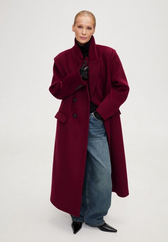 Пальто двубортное SashaOstrov