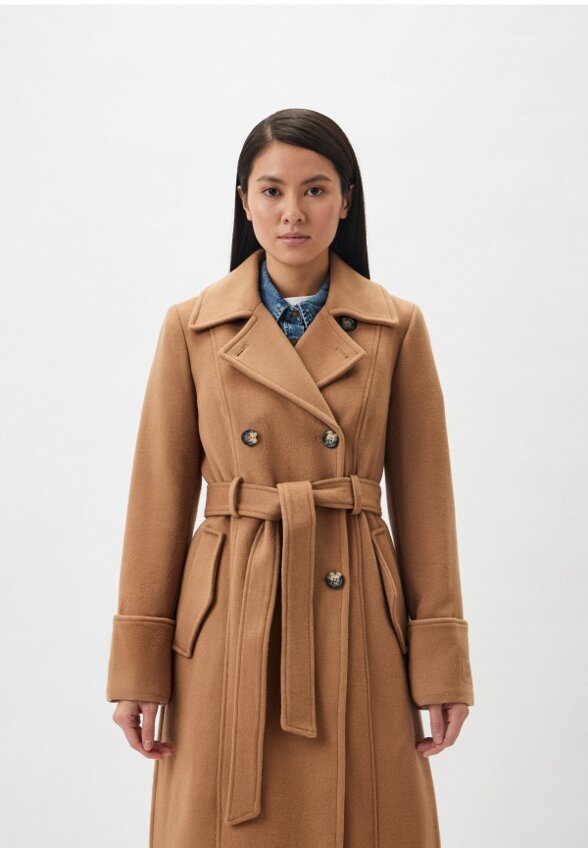 Пальто двубортное DKNY