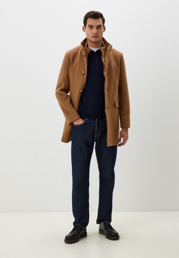 Пальто однобортное Al Franco