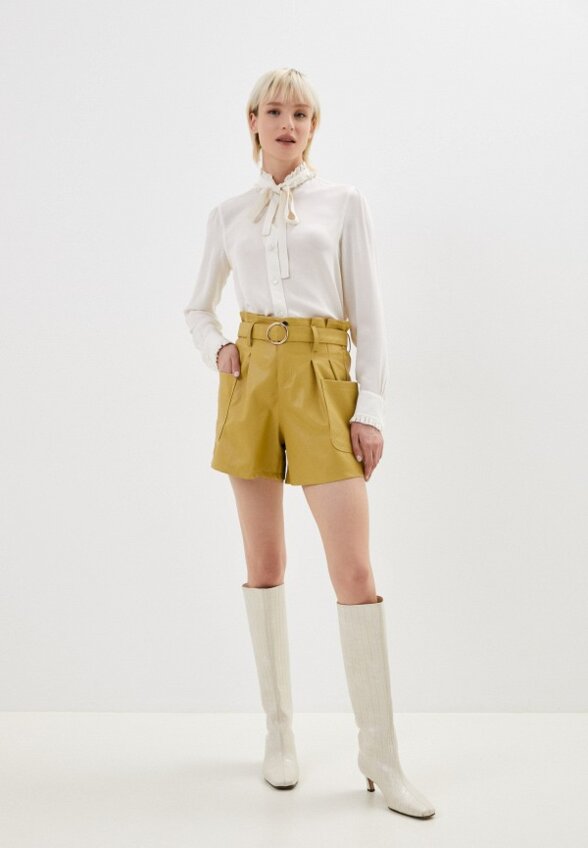 Шорты кожаные Goldrai