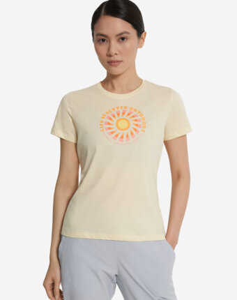 Футболка женская Columbia Ruby Springs Graphic Fitted Ss, Желтый женщинам
