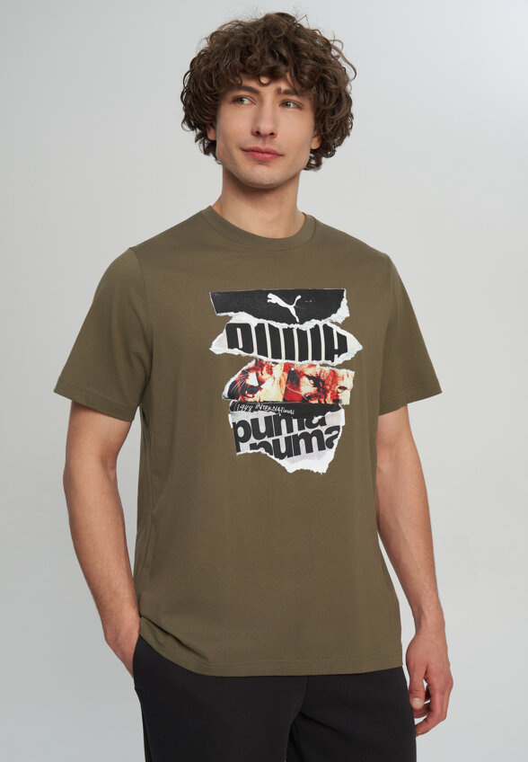 Футболка мужская PUMA, Зеленый