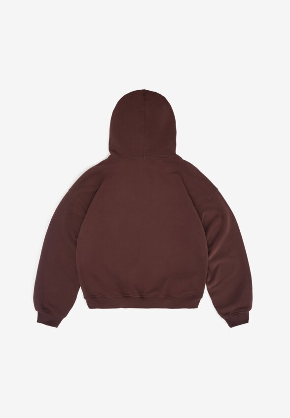 Худи zip Uniform Reddish Brown FABLE