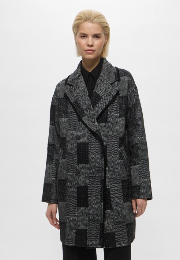 Пальто двубортное Trussardi