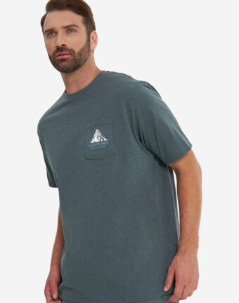 Футболка мужская Patagonia Chouinard Crest, Зеленый женщинам