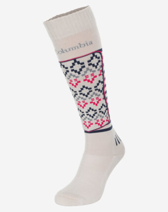 Гольфы компрессионные Columbia Fair Isle Stripe, 1 пара, Бежевый женщинам