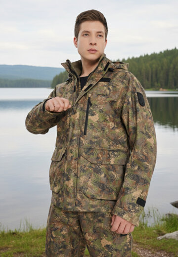 Куртка мембранная мужская Geotech, Зеленый