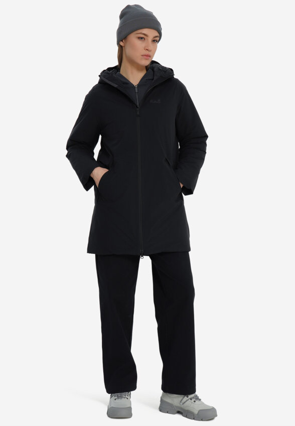 Куртка утепленная женская Jack Wolfskin Frost Haven, Черный