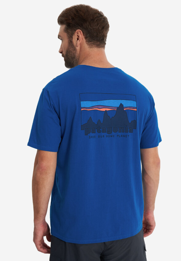 Футболка мужская Patagonia Skyline Organic, Синий