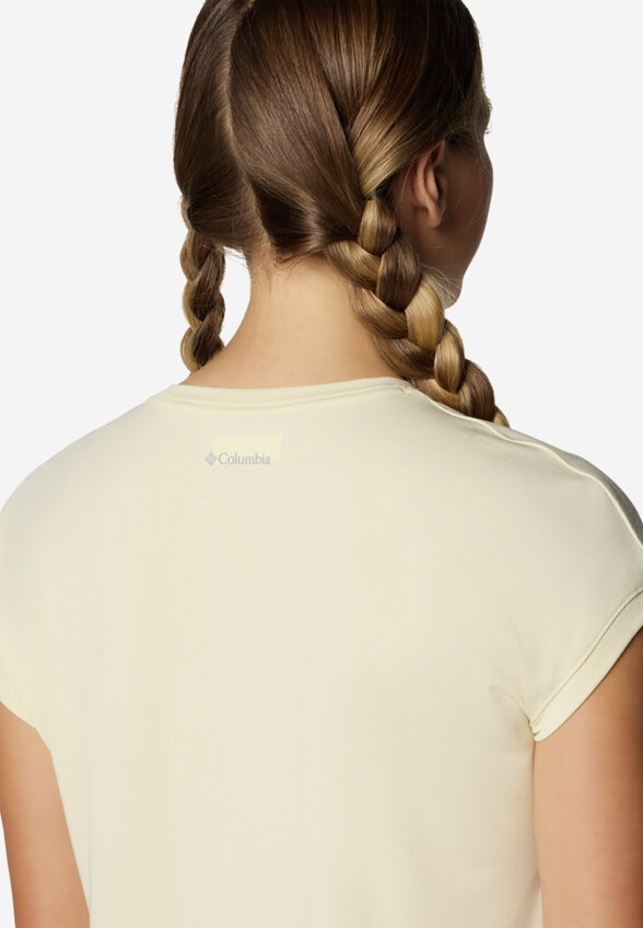 Футболка женская Columbia Boundless Trek Short Sleeve Tee, Желтый