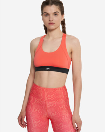Топ бра спортивный Reebok, Оранжевый женщинам