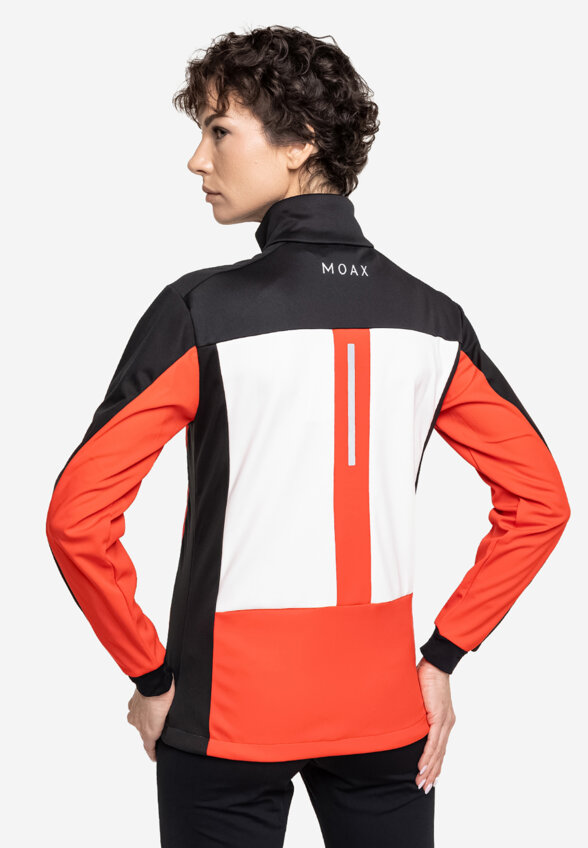 Куртка для беговых лыж женская Moaxsport Sirius, Красный