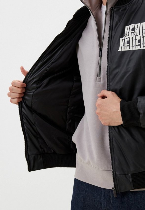 Куртка кожаная утепленная Funday