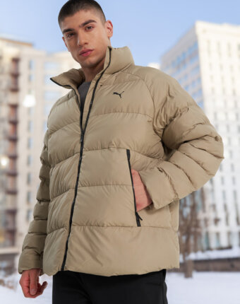 Пуховик мужской PUMA Mono, Коричневый женщинам